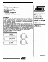 DataSheet AT93C46A Automotive pdf